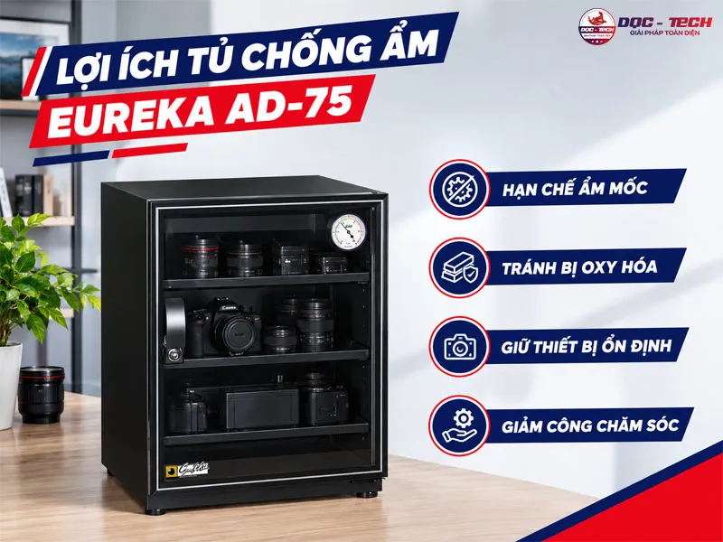 Lợi ích tủ chống ẩm Eureka AD-75