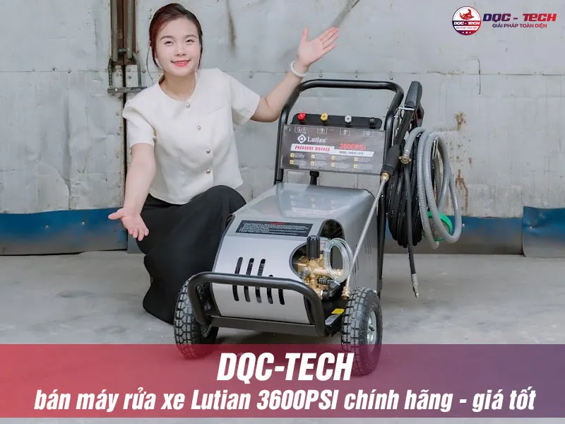 Bán máy xịt rửa xe Lutian 3600PSI