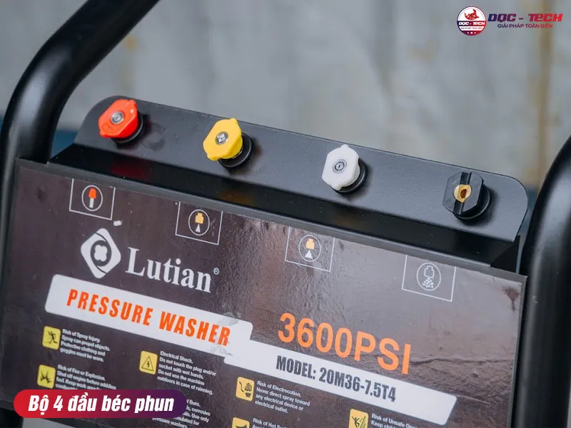 Béc phun máy xịt rửa xe Lutian 3600PSI