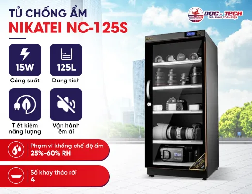 Tủ chống ẩm Nikatei NC-125S (125 lít)