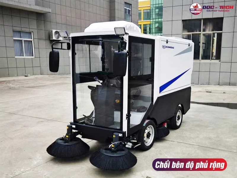 Chổi xe quét đường ngồi lái Kumisai KMS - 155L