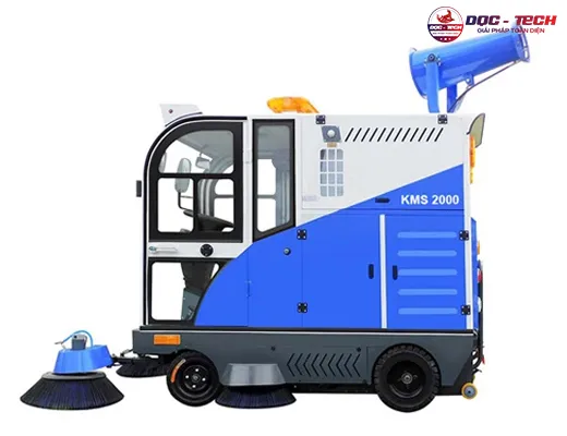 Xe quét rác mini ngồi lái Kumisai KMS-2000 - 4