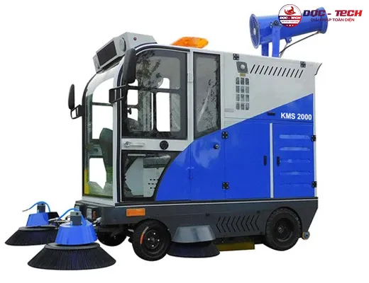 Xe quét rác mini ngồi lái Kumisai KMS-2000 - 5