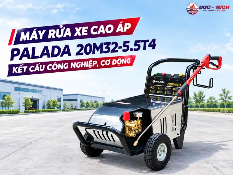 máy rửa xe Palada 20M32-5.5T4 công nghiệp