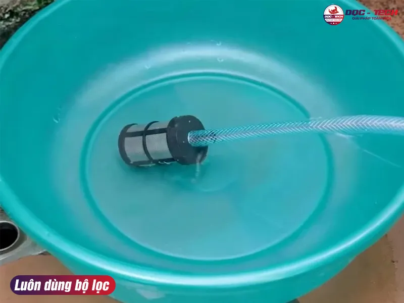 lắp lọc nước máy rửa xe ZNC