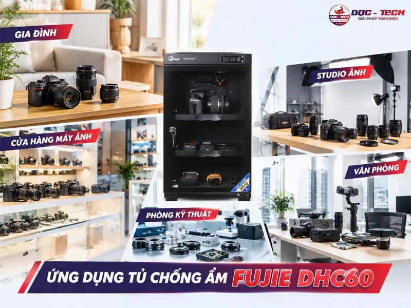 Ứng dụng tủ chống ẩm FujiE DHC60