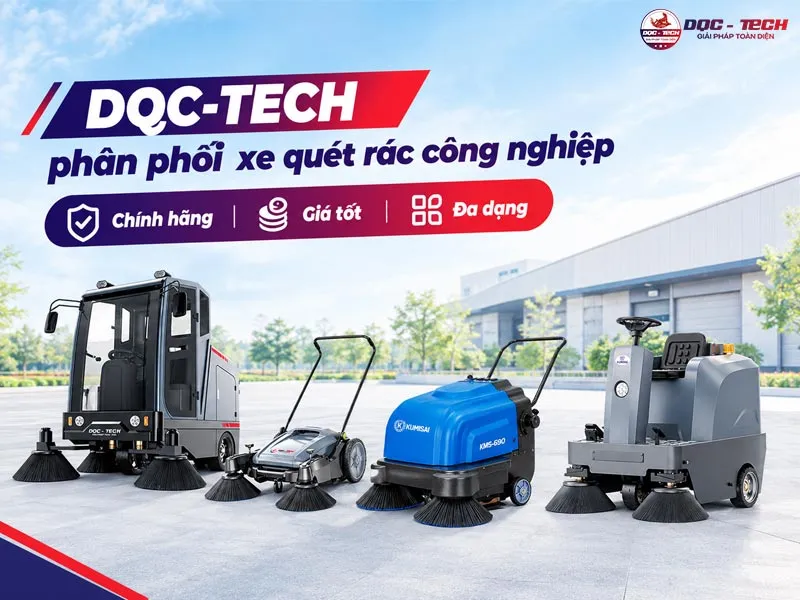 Bán xe quét rác công nghiệp đẩy tay và ngồi lái