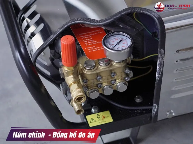 Núm chỉnh áp máy rửa xe Kumisai tự động ngắt KMS 150/3