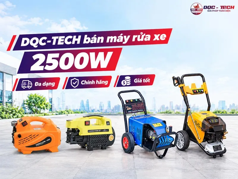 bán máy rửa xe 2500W