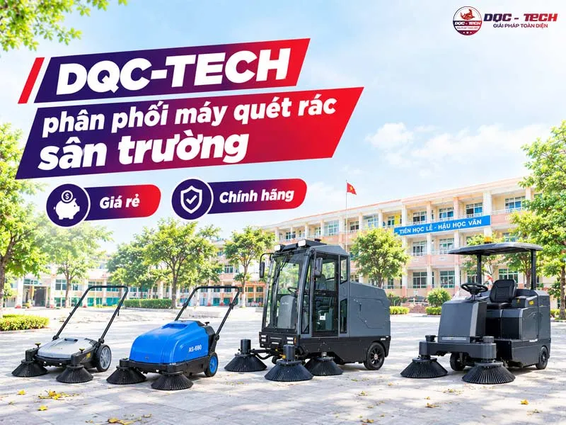 Bán máy quét rác sân trường
