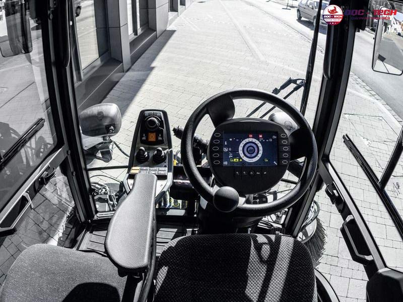 Cabin xe quét đường