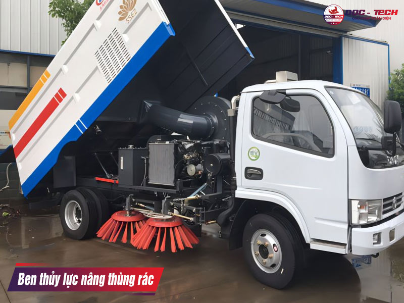 Hệ thống thủy lực xe quét đường
