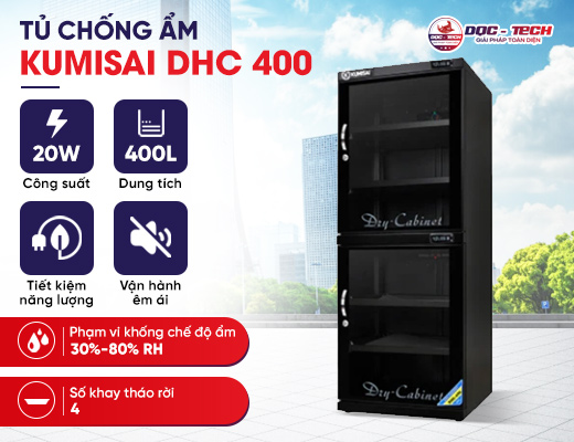 Tủ chống ẩm Kumisai DHC 400