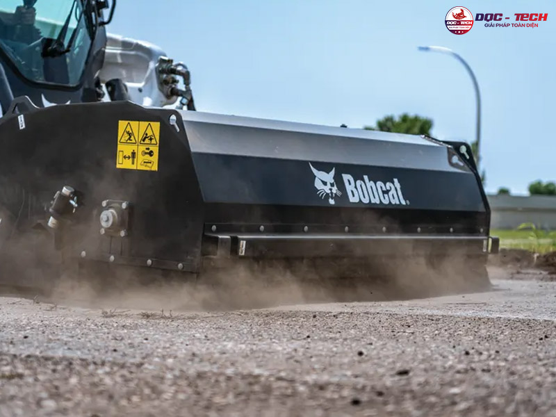 Thùng rác xe quét rác Bobcat