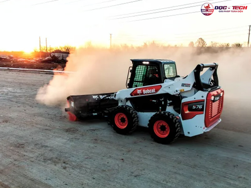 Ứng dụng xe quét rác Bobcat