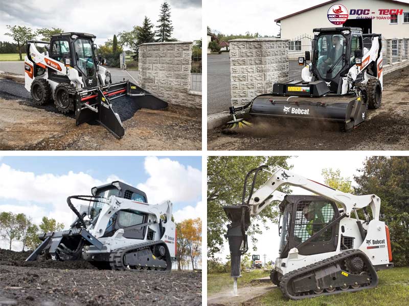 Xe quét rác Bobcat đa dụng