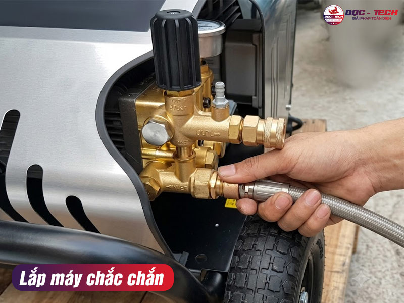 lắp máy rửa xe 3HP