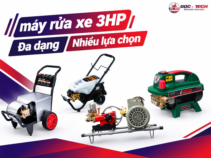 Đa dạng máy rửa xe 3HP
