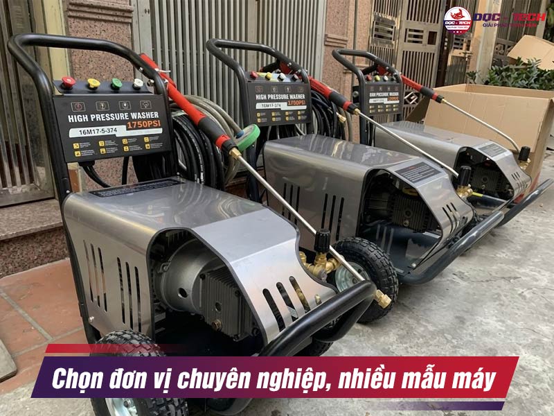 Chọn máy rửa xe 3kW