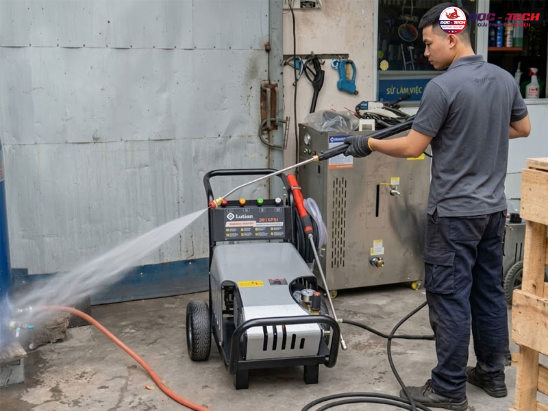 máy rửa xe 3kW mạnh mẽ