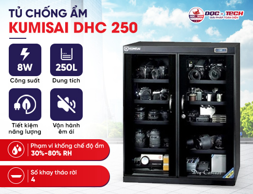 Tủ chống ẩm Kumisai DHC 250