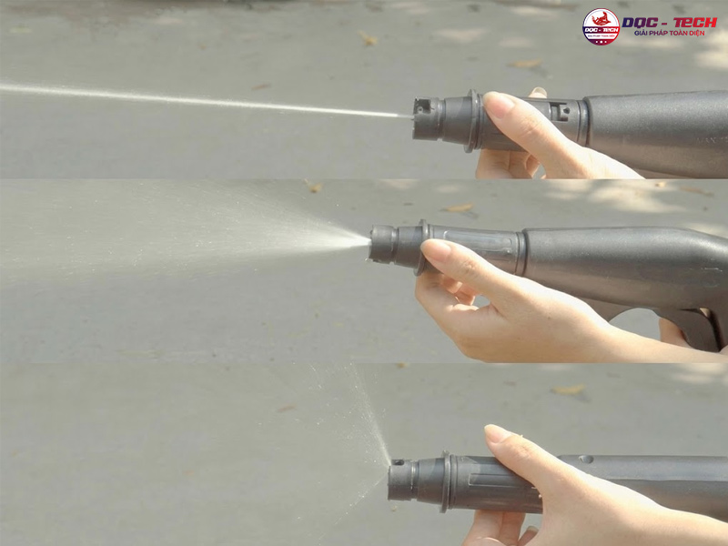 Chỉnh áp máy rửa xe tưới cây
