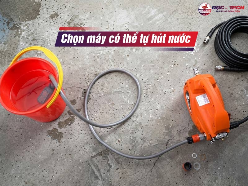 máy rửa xe tưới cây tự hút nước