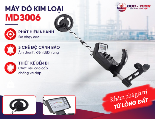 Máy dò kim loại dưới lòng đất MD3006