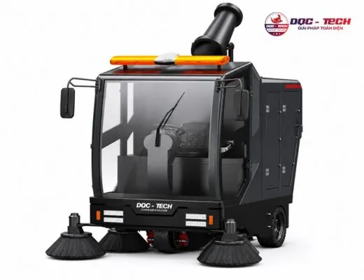 Xe quét rác ngồi lái DQC Tech 15F