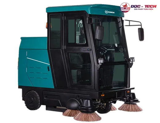 Xe quét rác ngồi lái Kumisai KMS 180