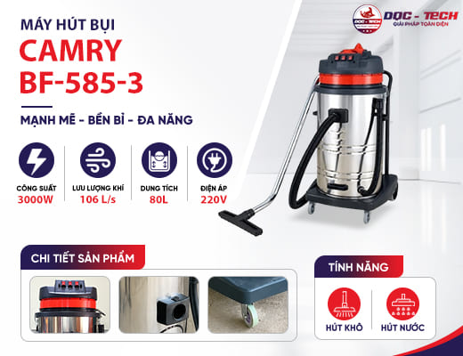 Máy hút bụi công nghiệp CAMRY BF-585-3