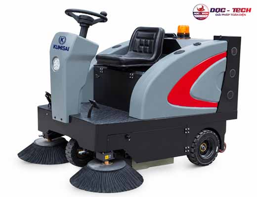 Xe quét rác mini ngồi lái Kumisai KMS-1350E