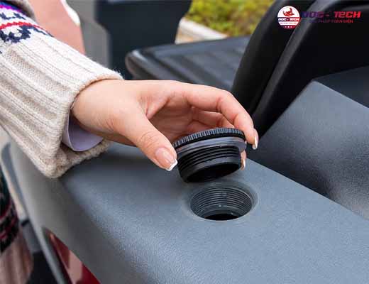 Xe quét rác mini ngồi lái Kumisai KMS-1350E - 4