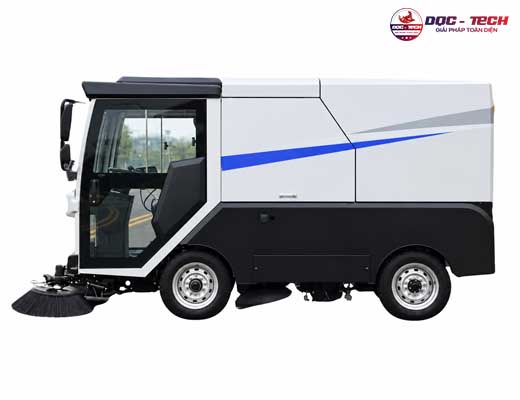 Xe quét rác công nghiệp ngồi lái Kumisai KMS-2000-M