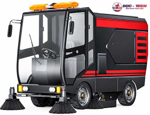 Máy quét rác công nghiệp ngồi lái Kumisai KMS 1800