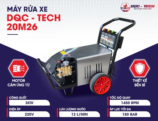 Máy rửa xe cao áp DQC Tech 20M26