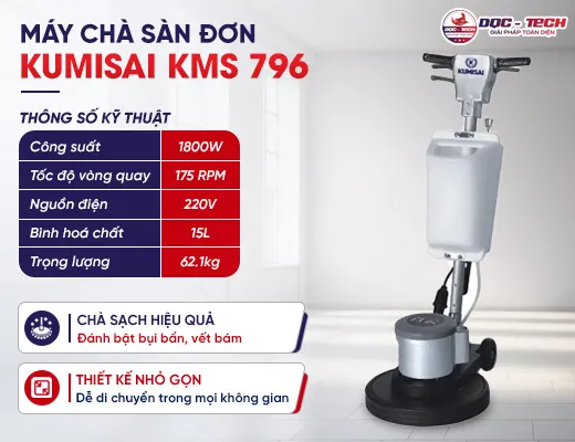 Máy chà sàn Kumisai KMS-796