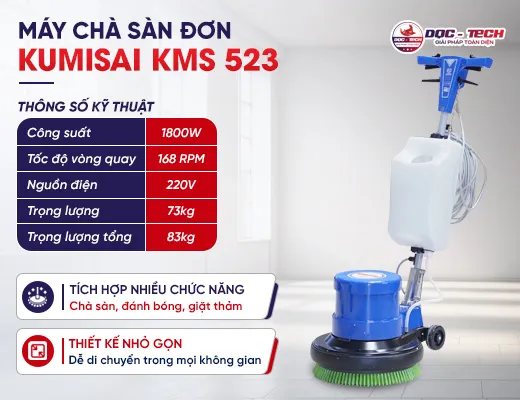 Máy chà sàn công nghiệp Kumisai KMS523