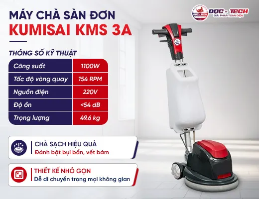 Máy chà sàn nhà xưởng Kumisai KMS3A