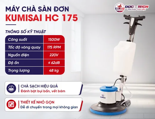 Máy chà sàn Kumisai HC 175