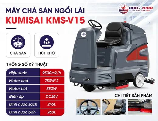 Máy chà sàn Kumisai KMS-V15