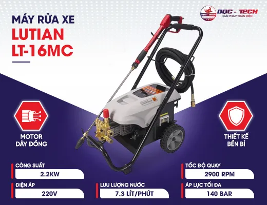 Máy rửa xe cao áp Lutian LT-16MC 2.2KW
