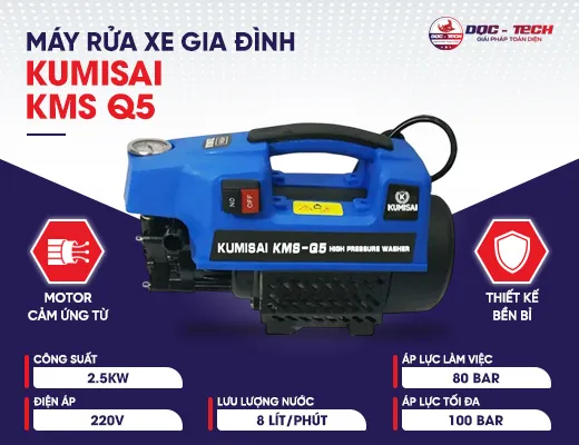 Máy rửa xe gia đình Kumisai KMS-Q5