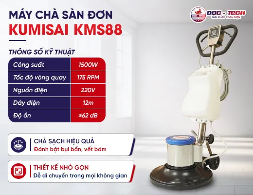 Máy chà sàn đơn Kumisai KMS88
