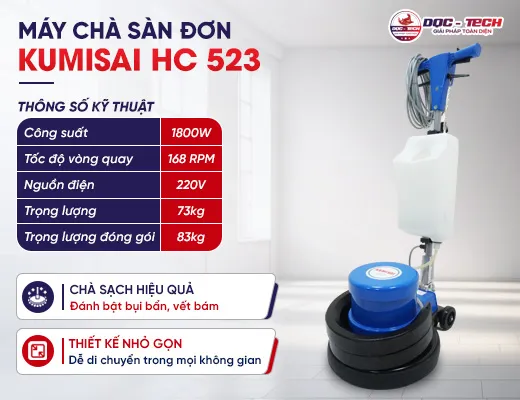 Máy chà sàn Kumisai HC 523