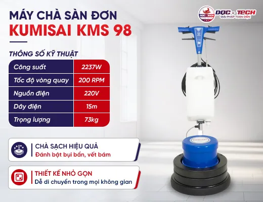 Máy chà sàn công nghiệp Kumisai KMS 98