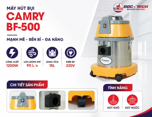 Máy hút bụi công nghiệp cho gia đình Camry BF-500