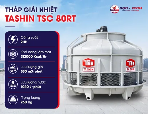 Tháp giải nhiệt Tashin TSC 80RT - 2