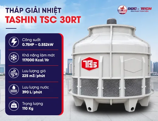 Tháp giải nhiệt nước Tashin TSC 30RT