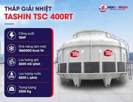 Tháp giải nhiệt Tashin TSC 400RT